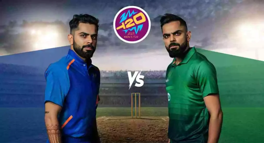 Indian fan vs Pakistani fan in the picture ready for T20 World Cup 2024